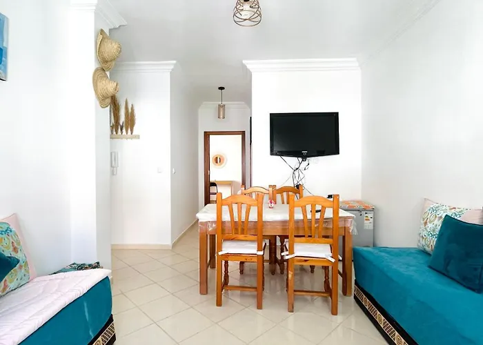 Appartement Centre Oued Laou Avec Piscine Ete